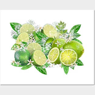 Exotic Musk Limes & Basil from Bangkok Posters and Art